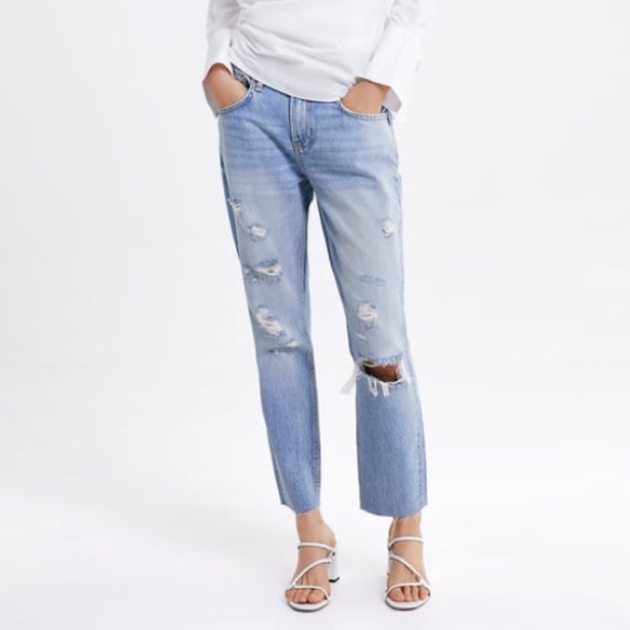 Zara Pants - ZARA denim cigarette jean sunrise